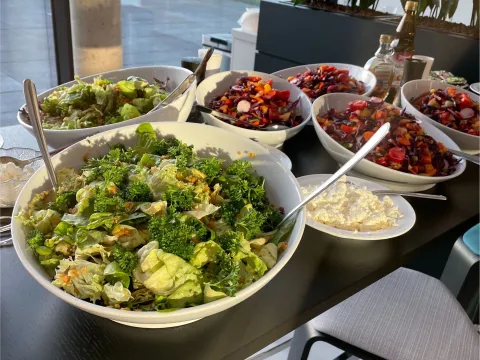 Buffet Kochen bei den Stadtwerken 2025