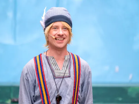 Sasha Bornemann als Nils Holgersson